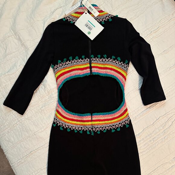 NEW  Alice + Olivia  open back dress - Picture 3 of 7